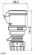 Розетка 3P+N+E, 6h, 415V, 16A, IP44, YY724516 Schrack Technik alt_view_3