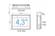 4,3" touch screen operator panel, 480x272, RISC 400 MHz. MT6051ip, VISUAL1 Seneca alt_view_4