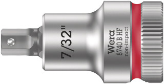 8740 B HF Zyklop bit socket with holding function, 3/8" drive, 7/32" x 35 mm, 05003087001 Wera main