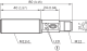 CM12-08EBP-KC1 Capacitive proximity sensor M12, Sn=8mm, configurable - PNP/NPN, NO/NC, Flush/Non-Flush, Male connector M12, 4-pin 6051030 Sick alt_view_2