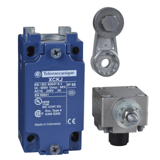 Limit switch, XCKJ, steel roller lever, 1NC+1 NO, slow break, Pg13, XCKJ50513 main