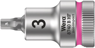 8740 B HF Zyklop bit socket with holding function, 3/8" drive, 3 x 35 mm, 05003030001 Wera main