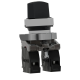 Selector switch, Harmony XB4, metal, black, 22mm, 2 positions, stay put, 1NO+1NC alt_view_4
