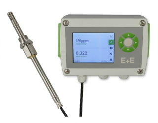 High-End Moisture in Oil Sensor, Remote Probe with 10m Cable, 4-20 mA Output 1: water activity 0...1 aw - ; Output 2: Temperature T 0..180[°C] main