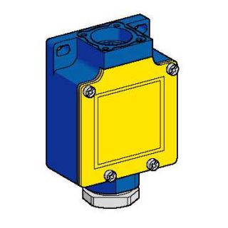 Limit switch body, ZCKL, 1NC+1 NO, snap action, Cable gland include, ZCKL1