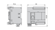 logic controller, Modicon M221, 16 IO, 9 DI, 7 DO, transistor, PNP alt_view_4