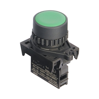 Button set 22mm, spring NO, green, S2PR-P1GA Autonics Corparation main