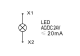 LED lamp red, 24 VAC/DC, 22mm, BZ501210B Schrack Technik alt_view_3