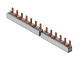 Busbar 3-pole, N+1/1MW RCBO, 10mmý, 1m, grey, for AI, BS990073--, Schrack Technik main