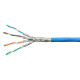 S/FTP Cable Cat.7, 4x2xAWG23/1, 1.000MHz, LS0H, Dca 30% blue, HSKP423PP1, Schrack Technik main