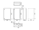 Metāla elektrības sadales skapis, 1000 x 600 x 300 (A x P x Dz), IP65, WSA1006300 Schrack Technik alt_view_2