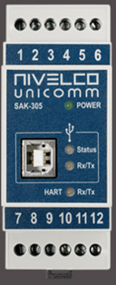 SAK–305–6Ex Komunikāciju interfeisa moduļis USB / RS485 (HART over RS485) SAK3056 Ex Nivelco main