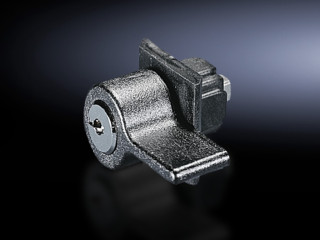 Plastic handle for AX and KX, lock cylinder, lock no. 3524 E, 2577000 Rittal