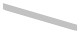 Base front for wall-mounted enclosure U-profile, width 5 main