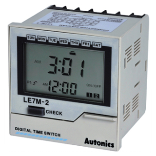 Astronomiskais laika slēdzis , 220VAC, 2 x DPDT, LE7M-2 Autonics main
