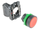 Push button, Harmony XB5, plastic, flush, red, 22mm, spring return, unmarked, 1NC alt_view_4