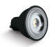 LED Lamp MR16 6W 500lm 3000K 60° 230V black main