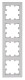 Four gang frame, Design CUBIC, silver, EV125304 Schrack Technik main