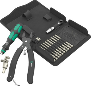 9532 Chain riveter set for workshops, 20 pieces, 05136042001 Wera main