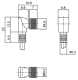 Konektors ar kabeli CS-B2-01-G-05, M8, 3-PIN, leņķiskais, mamma, kabelis 5m, IP67, 95A251520 Datalogic alt_view_2