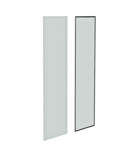 Side panels (pair) H=1800 D=400 mm sheet steel RAL7035, ACSW1804 Schrack Technik
