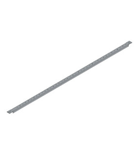 Perforated rail for assembly 60mm busbar-system 5 unit-wide main