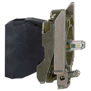 Complete body light block assembly, Harmony XB4, metal, universal LED, body fixing collar, 24V AC DC main
