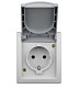 Socket outlet, cage clamps, VISIO IP54, EV211001-- Schrack Technik alt_view_2