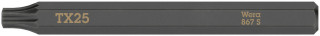 867 S TORX® bits for impact screwdrivers, TX 25 x 70 mm, 05018168001 Wera main