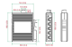 Moxa EDS-205 Entry-level unmanaged Ethernet switch with 5 10/100BaseT(X) ports alt_view_4