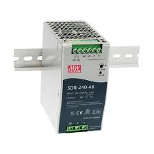 Power Supply; DIN; 240W; 48V; 7.5A; 88-264VAC; 124-370VDC, MeanWell, SDR-240-48 main