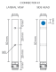 ISQ02K1 Inductive proximity sensor, 8x8, 10-30VDC NPN, NC, 958801200 Datalogic alt_view_3