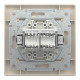 Asfora - double Data socket - RJ45 cat.5e UTP cream alt_view_3