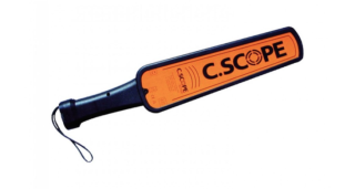 CSSD100 hand-held detector, Hi/Lo sensitivity adjustment, 425 x 85 x 25mm, 9V battery main