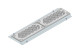 Push through gland plate IP20C, 18x 18-30 mm cable glands main