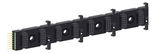 DIN rail bus system 8 slot 17.5 mm ZPCDIN817.5 Seneca main