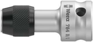 784 B 3/8" Переходник с приводом с быстрозажимным патроном Wera, 784 B/1 x 1/4" x 43 мм, 05042755001 Wera main