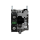 Push button, metal, Harmony XB4, flush, green, 22mm, spring return, marked I, 1NO alt_view_5
