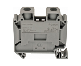 Terminal block, Linergy TR, grey, 16mm², passthrough, 2 points, set of 50 main