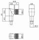 Konektors ar kabeli CS-B2-02-G-03, M8, 4-PIN, leņķiskais, mamma, kabelis 3m, IP67, 95A251450 Datalogic alt_view_3