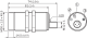 CM30-25NNP-EC1 Capacitive proximity sensor M30, Sn=25mm, NPN, NO/NC, Non-Flush, Male connector M12, 4-pin 6058159 Sick alt_view_2