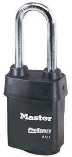 6121KALJ | Pro Series padlock 5 pin cylinder - boron alloy shackle - Keyed Alike - Long Shackle main