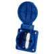 SCHUKO ligzda, IP44 16A 230V zila main