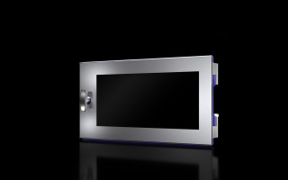 HD viewing window, with T handle, WxH: 470x290 mm, stainless steel, 1.4301, 4000082 Rittal
