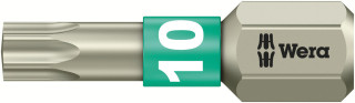 3867/1 TS TORX® Насадки, нержавеющая сталь, TX 10 x 25 мм, 05071032001 Wera main