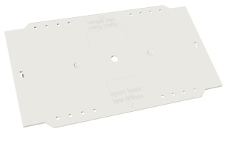FO splice cassette cover, white for HSELSZSK01