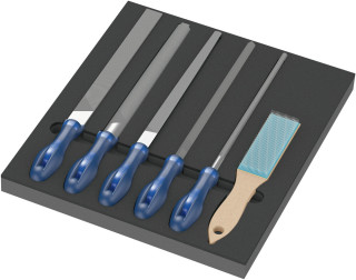 9783 Foam insert PFERD file set 1, 6 pieces, 05150183001 Wera main