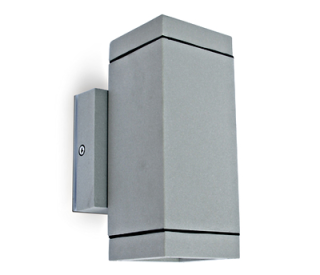 Cube-WL1, GU10 QPAR 16 2x35W IP54 clear grey main
