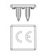 Busbar end-cap 3-pole, 10mmý, BSB00115 Schrack Technik main