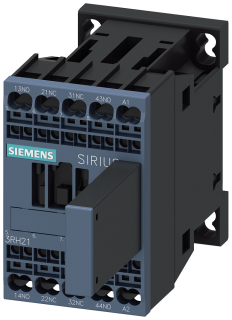 Contactor relay, 2 NO+2 NC, 230 V AC, 50/60 Hz, S00, spring-loaded terminal, ..., 3RH2122-2EP00-1AA0, Siemens main